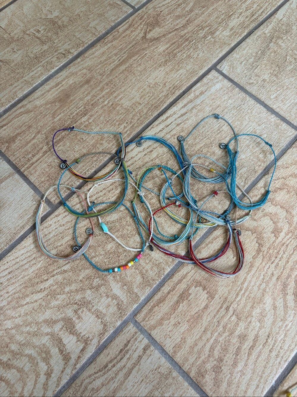 Puravida Bracelet Lot of 13 Friendship Bracelets String Waterproof Adjustable Ha